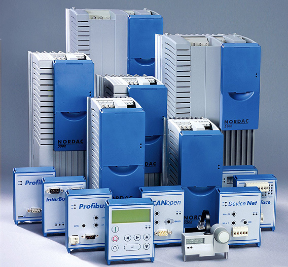 Die Schaltschrank-Umrichter der Serie »SK 500E« von Nord Drivesystems.