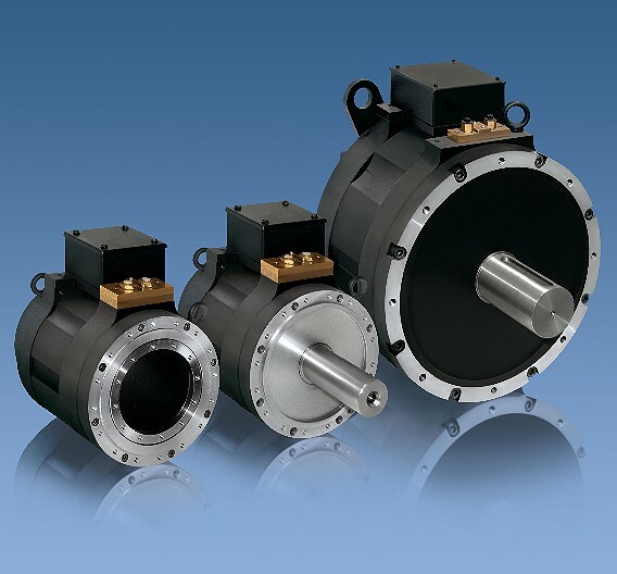 Die High-Torque-Synchronmotoren der Baureihe DST von Baumüller erreichen in der größten Bauform Bemessungsdrehmomente bis zu 20.000 Nm und Maximaldrehmomente bis zu 32.000 Nm.