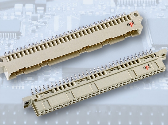 DIN-Steckverbinder als Reflow-Variante in Bauform B