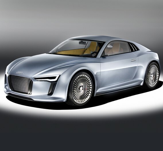 Das Elektro-Showcar "e-tron" von Audi.