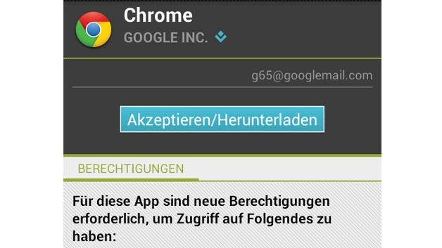 Google Chrome verlangt nicht nur Zugriff auf persönliche Daten, sondern schneidet auch Ton mit.