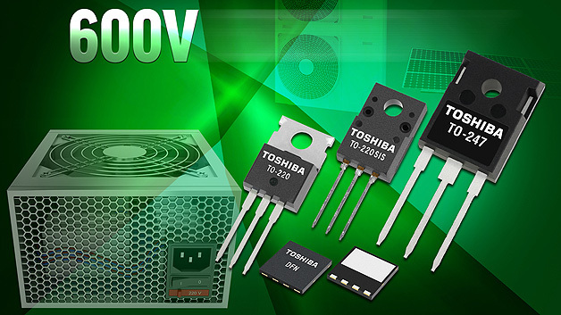 . Die 600-V-MOSFETS von Toshiba mit den Bezeichnungen TK31N60X, TK39N60X und TK62N60X bilden die mittlerweile vierte Generation der DTMOS-IV-Reihe