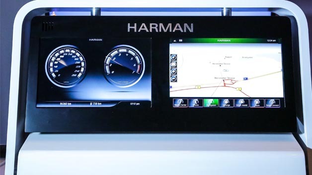 Harman stellte seine neue skalierbare Infotainment-Plattform erstmals auf der CES 2014 in Las Vegas vor.