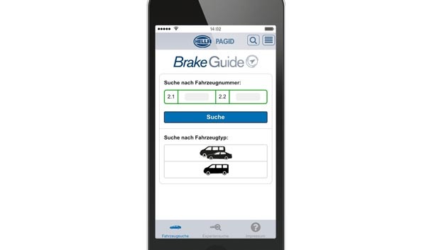 Der BrakeGuide von Hella Pagid Brake Systems ist jetzt auch als App verfügbar.