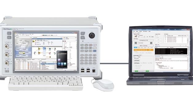 Der Mobilfunk-Netzwerksimulator MD8475A ist für den für den Loop-System-Level-Test für eCall und ERA/Glonass-System ausgerüstet.