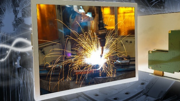 KOEs 10,4-Zoll-TFT-Displaymodul TX26D200VM2BHB mit SVGA-Auflösung hat eine Helligkeit von 1500 cd/m2.