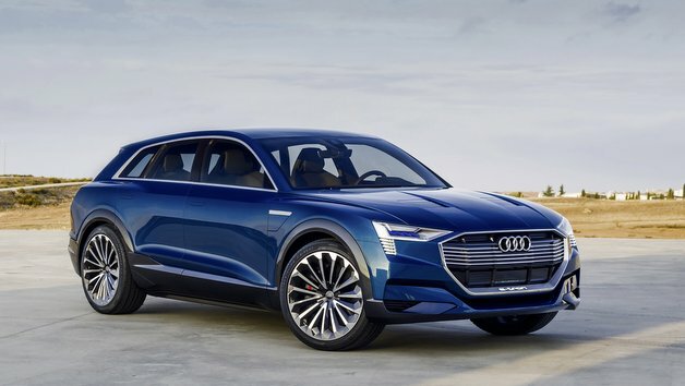 Die Studie Audi e-tron quattro concept gibt einen Ausblick auf das geplante Serienmodell.
