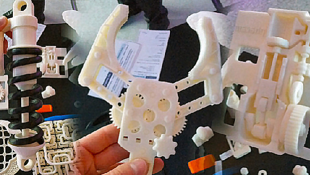 Mit additiven Fertigungstechniken produzierte Mechanikbauteile