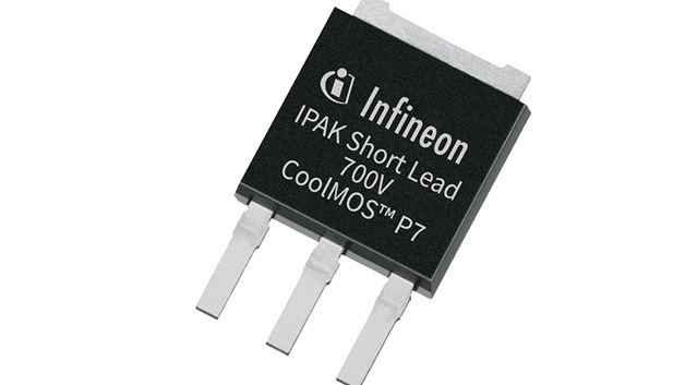 Infineon präsentiert die 700-V-MOSFET-Familie CoolMOS P7, die sowohl bestehende als auch künftige quasiresonante Flyback-Topologien adressiert. Nach Angaben von Infineon lassen sich mit den neuen MOSFETs im Vergleich zu Wettbewerbsprodukte die Schaltverluste um 27 bis 50 % senken. Dies führt in flyback-basierten Ladegeräten zu einer Effizienzsteigerung um bis zu 3,9 %, während die Temperatur des Bauteils um bis zu 16 K geringer ist.