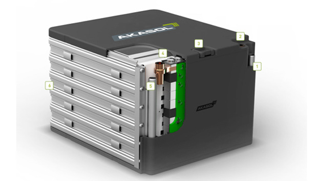Auf Herz und Nieren geprüft: Die Batteriemodule Akamodule 46 Ah und 53 Ah haben dank des Moduldesigns und der Flüssig-Kühlung eine lange Lebensdauer.