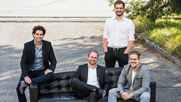 Die Gründer von Lilium (v.l.n.r.): Daniel Wiegand, Sebastian Born, Mathias Meiner und Patrick Nathen. Die vier gründeten das Unternehmen im Jahr 2015.